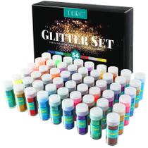 Conjunto de glitter TORC Holographic 54 cores Extra Fine Crafts