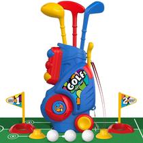 Conjunto de golfe infantil Liberry com tapete de 2 a 5 anos com carrinho de golfe Conjunto de golfe infantil Liberry com tapete de 2 a 5 anos com carrinho de golfe