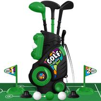 Conjunto de golfe infantil Liberry com tapete de golfe, de 2 a 5 anos, preto Conjunto de golfe infantil Liberry com tapete de golfe, de 2 a 5 anos, preto