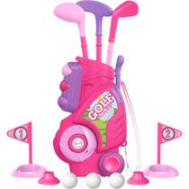Conjunto de golfe Liberry Toddler para 1 a 5 anos com carrinho de golfe e 6 bolas