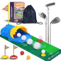 Conjunto de Golfe para Crianças PINKPEACH com Bolas LED e Retorno Automático