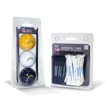 Conjunto de golfe Team Golf NFL San Diego Chargers com 3 bolas e 50 camisetas Conjunto de golfe Team Golf NFL San Diego Chargers com 3 bolas e 50 camisetas