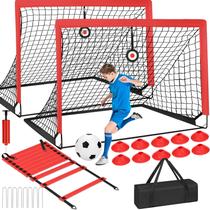 Conjunto de gols de futebol Kit de treinamento portátil EVERRUSH 183x122cm