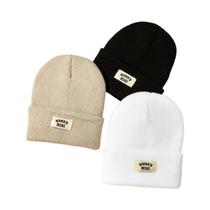 Conjunto De Gorro De Malha Para Bebês, Meninos E Meninas, Gorro Macio E Quente Para Outono E Inverno