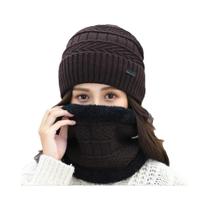 Conjunto De Gorro E Cachecol Térmico Unissex De Inverno Em Fleece Macio E Quente, Balaclava E Conjunto De Gorro E Cachecol Térmico Unissex De Inverno Em Fleece Macio E Quente, Balaclava E