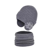 Conjunto De Gorro E Luvas De Lã Quente Para Crianças, 3 Peças, Gorro De Esqui, Para Meninos E