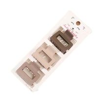 Conjunto de Grampos de Cabelo Fosco Marrom - Estilo Coreano para Franja Lateral