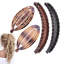 Conjunto de Grampos de Cabelo Vintage Aaiffey - Penteados Clássicos para Mulheres