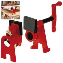 Conjunto De Grampos Para Madeira De Alta Resistência Com Liberação Rápida, Base Larga De 34 a 12