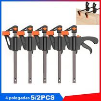 Conjunto De Grampos Para Marcenaria De 4 Polegadas, 5 Grampos E 2 Grampos De Liberação Rápida Com