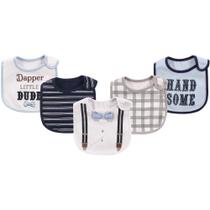 Conjunto de gravata-borboleta Baby Bibs Little Treasure Cotton Dapper