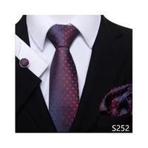 Conjunto De Gravata Xadrez Azul Masculina Com Abotoaduras E Lenço De Bolso 8cm Acessórios De Moda