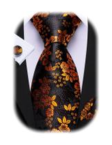Conjunto de gravatas Barry.Wang Floral Silk 150 cm de comprimento Conjunto de gravatas Barry.Wang Floral Silk 150 cm de comprimento