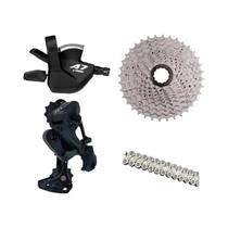 Conjunto de Grupo de Mountain Bike 10 Velocidades Ltwoo A7 - Alavanca de Câmbio e Desviador