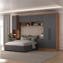 Conjunto de Guarda-roupa Modulado 5 Peças 7 Portas 6 Gavetas Viena Yescasa Conjunto de Guarda-roupa Modulado 5 Peças 7 Portas 6 Gavetas Viena Yescasa