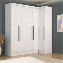 Conjunto de Guarda-roupa Modulado 5 Portas 4 Gavetas 2 Peças Viena Yescasa