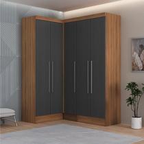 Conjunto de Guarda-roupa Modulado 5 Portas 4 Gavetas 3 Peças Viena Yescasa