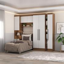 Conjunto de Guarda-Roupa Modulado 6 Portas 4 Gavetas 4 Peças Yescasa Conjunto de Guarda-Roupa Modulado 6 Portas 4 Gavetas 4 Peças Yescasa