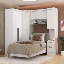 Conjunto de Guarda-Roupa Modulado 6 Portas 6 Gavetas 4 Peças Viena Yescasa Branco Conjunto de Guarda-Roupa Modulado 6 Portas 6 Gavetas 4 Peças Viena Yescasa Branco