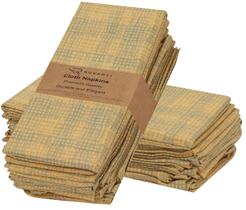 Conjunto de guardanapos de pano RUVANTI de 12 46x46 cm 100% algodão Conjunto de guardanapos de pano RUVANTI de 12 46x46 cm 100% algodão