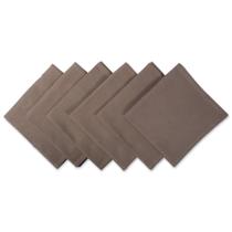 Conjunto de Guardanapos DII 51x51 cm Marrom 6 Peças Algodão Conjunto de Guardanapos DII 51x51 cm Marrom 6 Peças Algodão