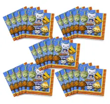 Conjunto de guardanapos Mighty Mojo Octonauts Nautical Delight x30 Conjunto de guardanapos Mighty Mojo Octonauts Nautical Delight x30