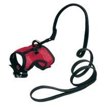 Conjunto de Guia e Peitoral Ferplast Jogging - Cores Sortidas - Tamanho M