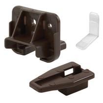 Conjunto de guias de gaveta PRIME-LINE R 7321 em plástico marrom Conjunto de guias de gaveta PRIME-LINE R 7321 em plástico marrom