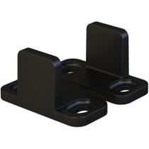 Conjunto de guias de portas Stone Harbor Hardware Matte Black Floor Mount