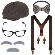 Conjunto de Halloween Costume Mifengda Kids Old Man 100 Day of School Conjunto de Halloween Costume Mifengda Kids Old Man 100 Day of School