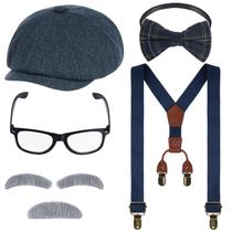 Conjunto de Halloween Costume Mifengda Kids Old Man 100 Day of School Conjunto de Halloween Costume Mifengda Kids Old Man 100 Day of School