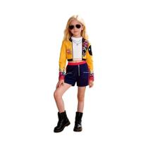 Conjunto De Halloween Para Meninas Em Duas Peças, Blusa De Manga Longa Casual E Shorts, Roupas Conjunto De Halloween Para Meninas Em Duas Peças, Blusa De Manga Longa Casual E Shorts, Roupas