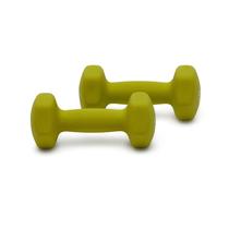 Conjunto de halteres Amazon Basics revestido de neoprene 2,27 kg verde x2 Conjunto de halteres Amazon Basics revestido de neoprene 2,27 kg verde x2