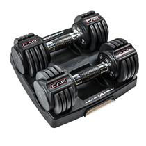 Conjunto de Halteres CAP ADJUSTABELL 12,5 lb com Pegada Ajustável