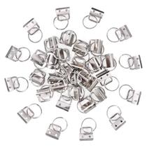 Conjunto de hardware Key Fob Sweet 45 unidades, prata, 20 mm Conjunto de hardware Key Fob Sweet 45 unidades, prata, 20 mm