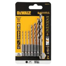 Conjunto de hastes hexagonais DEWALT DW 7PC B&G Conjunto de hastes hexagonais DEWALT DW 7PC B&G
