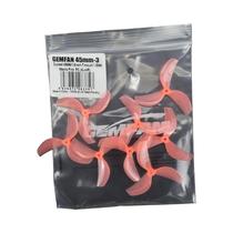 Conjunto De Hélices Gemfan De 3 Lâminas 45mm Para Drones FPV RC Freestyle Tinywhoop 8PCS T-Mount 1mm Conjunto De Hélices Gemfan De 3 Lâminas 45mm Para Drones FPV RC Freestyle Tinywhoop 8PCS T-Mount 1mm