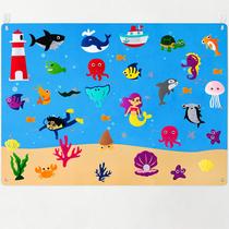 Conjunto de histórias Felt Board WATINC Under The Sea 1m Ocean Creatures
