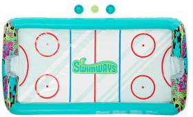 Conjunto de hóquei de mesa flutuante em água SwimWays Hydro Hockey Conjunto de hóquei de mesa flutuante em água SwimWays Hydro Hockey