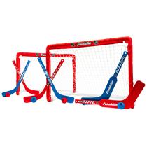 Conjunto de hóquei Franklin Sports NHL Kids Mini com gols e bastões