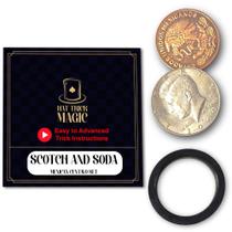 Conjunto de Ilusão com Moedas Coin Illusions Hat Trick Magic Scotch and Soda Conjunto de Ilusão com Moedas Coin Illusions Hat Trick Magic Scotch and Soda