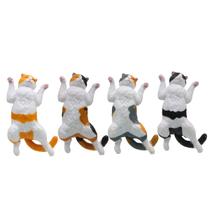 Conjunto de ímãs de geladeira Sleeping Cat 3D Resin Refrigerator 4 unidades Conjunto de ímãs de geladeira Sleeping Cat 3D Resin Refrigerator 4 unidades