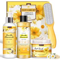 Conjunto de imersão para pés, kit de pedicure LUCOTIYA com lixa e esfoliante para pés