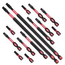 Conjunto de impacto Torx Fastener Drive Bit GEINXURN T25, 15 unidades Conjunto de impacto Torx Fastener Drive Bit GEINXURN T25, 15 unidades