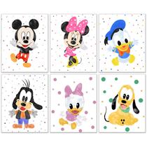 Conjunto de impressões BigWig Prints Mickey e Minnie Mouse Kids Room