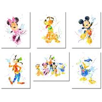 Conjunto de impressões BigWig Prints Mickey e Minnie sem moldura (20x25cm)