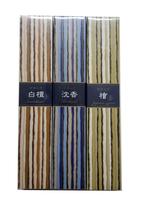 Conjunto de incenso nippon kodo Kayuragi com 3 aromas e 40 palitos Conjunto de incenso nippon kodo Kayuragi com 3 aromas e 40 palitos
