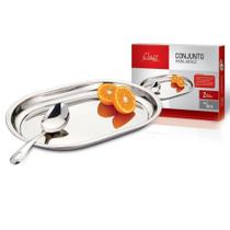 Conjunto de Inox Arroz 2 peças Class Home