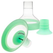 Conjunto de inserções de flange de 19 mm e 24 mm para bomba de mama NENESUPPLY Conjunto de inserções de flange de 19 mm e 24 mm para bomba de mama NENESUPPLY