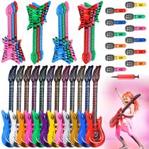 Conjunto de instrumentos infláveis Rock Star Chitidr 37 unidades com bomba